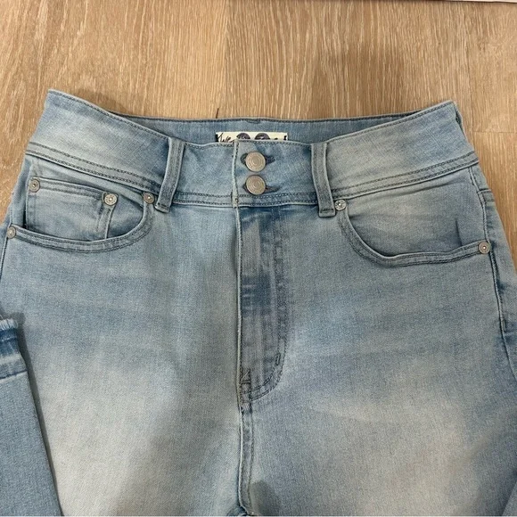 We The Free People Wild Child Skinny Stretch Jeans Havana Blue Size 29 - Picture 5 of 9